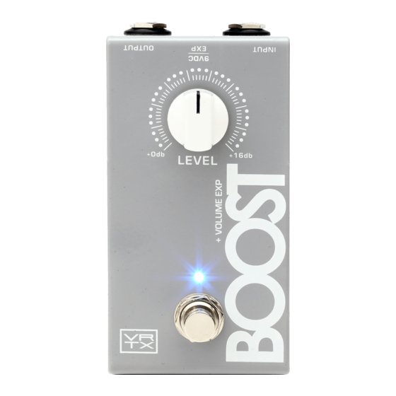 Vertex BOOST + VOLUME EXP Product Manual