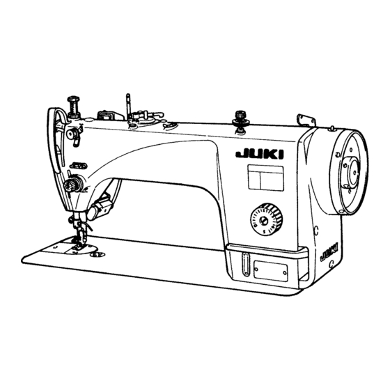 JUKI DDL-9000 Engineer's Manual