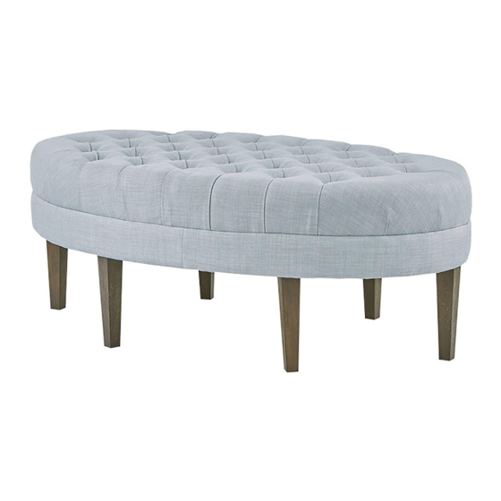 Madison Park Martin Surfboard Tufted Ottoman Assembly Instructions