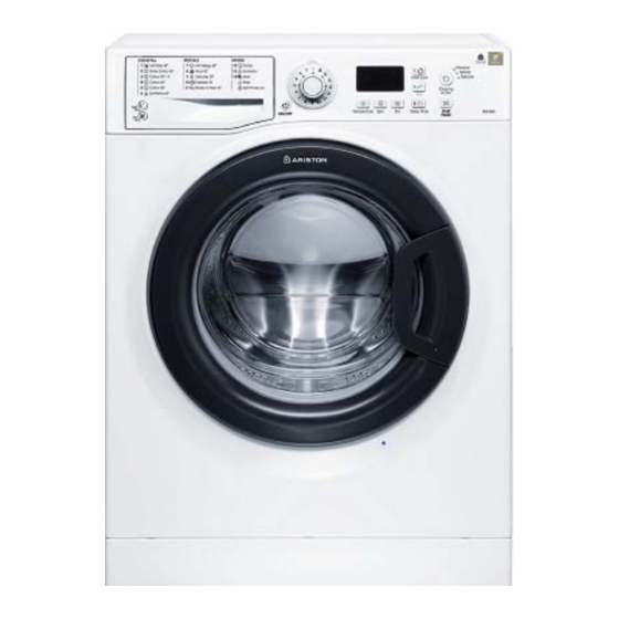 Ariston WDG 8629 Instructions For Use Manual