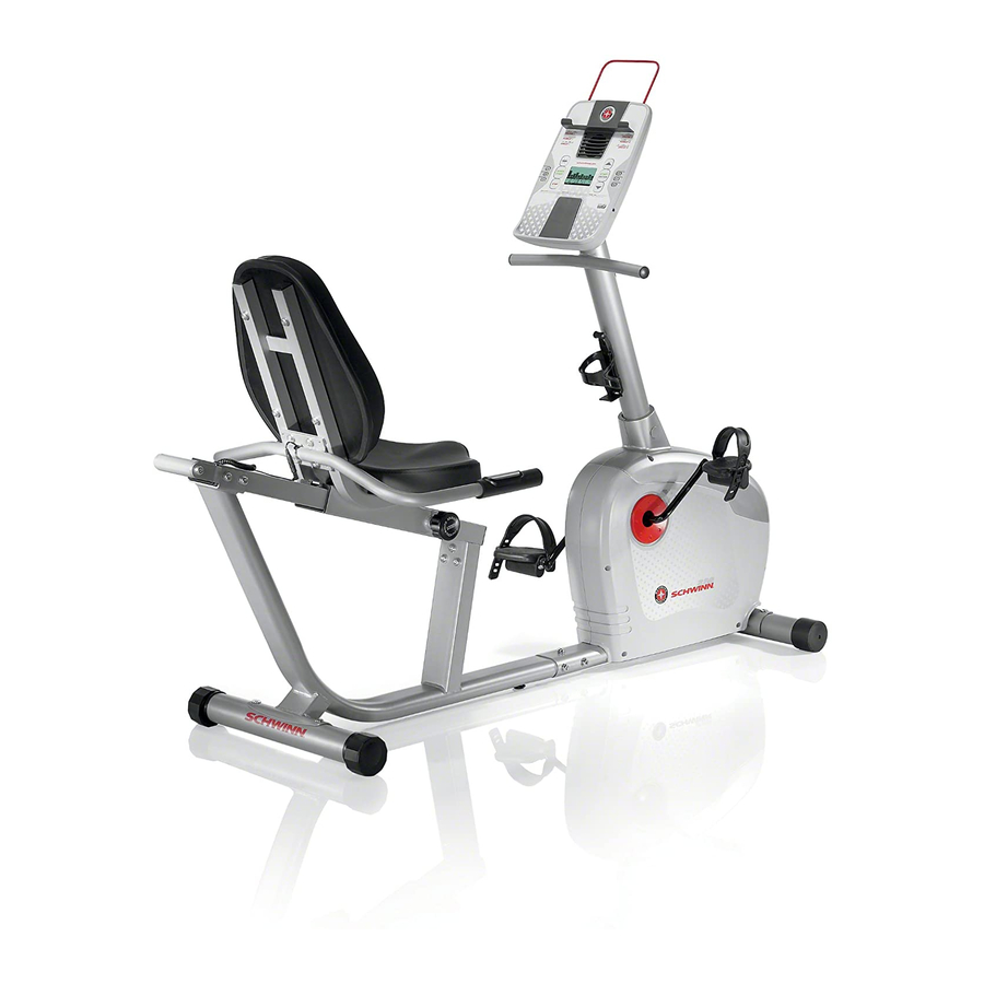 Schwinn 120 upright exercise best sale bike manual