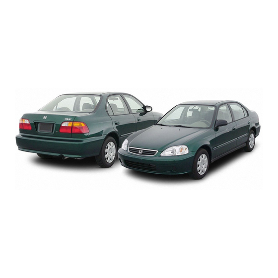 HONDA 2001 CIVIC MANUAL Pdf Download | ManualsLib