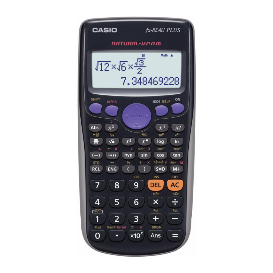How to CALCULATE PERCENTAGE with calculator? CASIO fx-92 Speciale