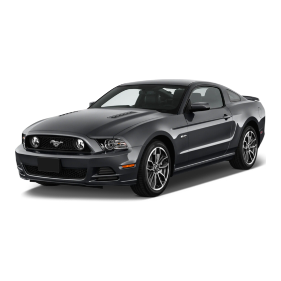 FORD 2014 MUSTANG SHELBY GT500 SUPPLEMENT MANUAL Pdf Download ManualsLib