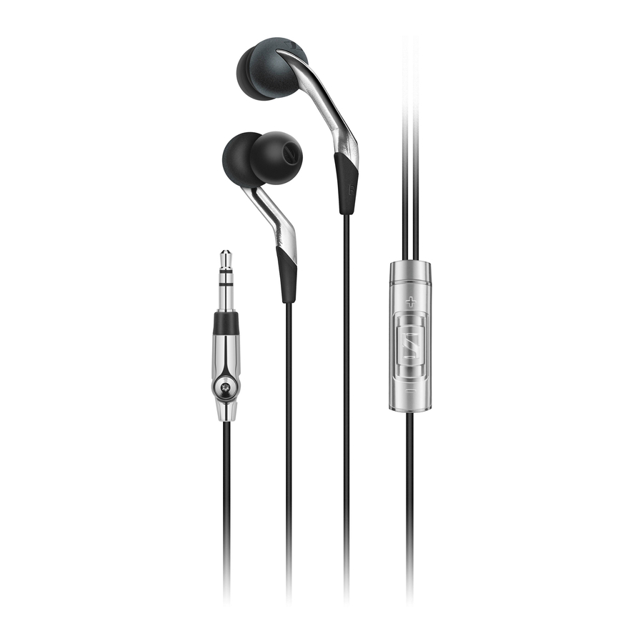 SENNHEISER CX 985 PRODUCT SHEET Pdf 