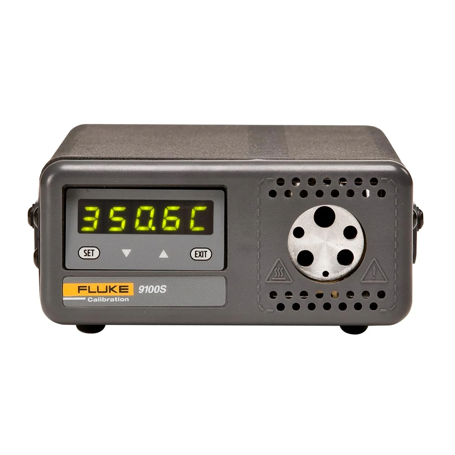Fluke 9100 User Handbook Manual