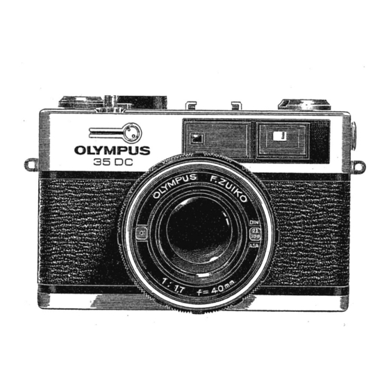 OLYMPUS 35 DC REPAIR MANUAL Pdf Download | ManualsLib