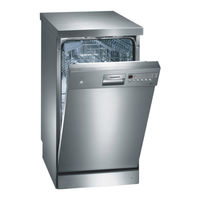 SIEMENS dishwasher Operating Instructions Manual