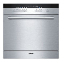 SIEMENS dishwasher Operating Instructions Manual