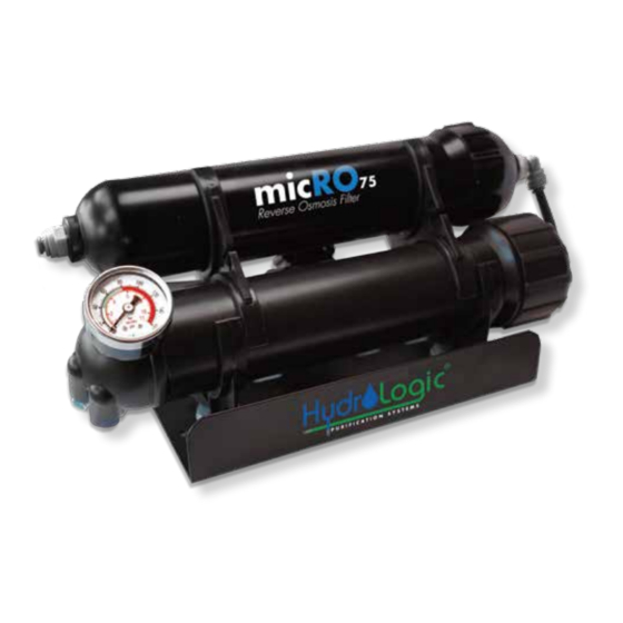 HydroLogic micro75 User Manual
