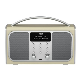 Bush DAB/FM Radio with Bluetooth Manuals