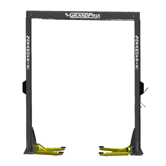 BendPak GP-7 Installation And Operation Manual