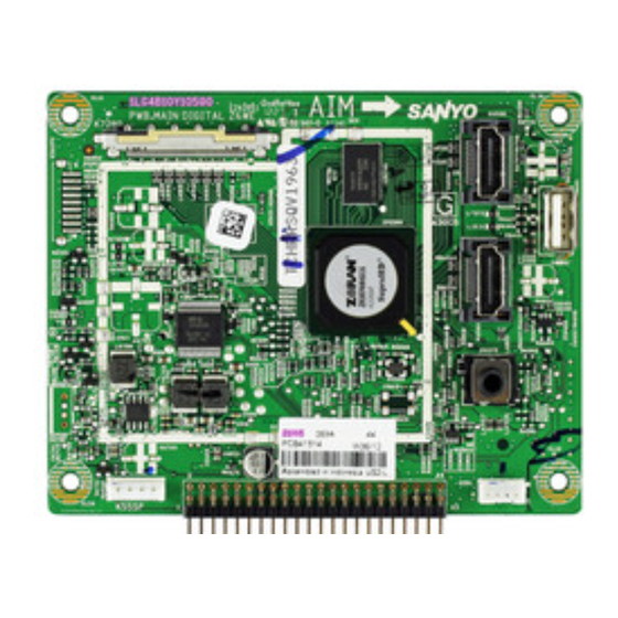 Sanyo P50842-00 Troubleshooting Manual