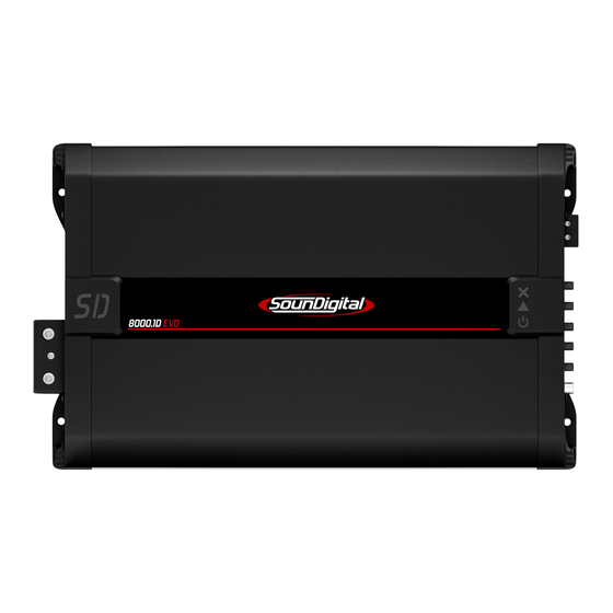 Soundigital 8000.1D EVO Owner's Manual