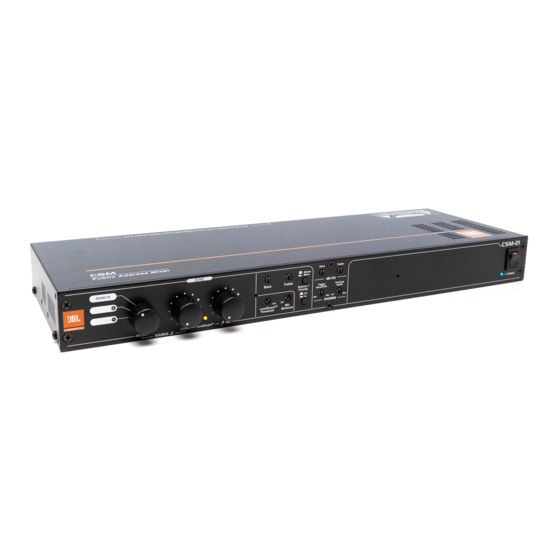 Harman JBL CSM-21 User Manual