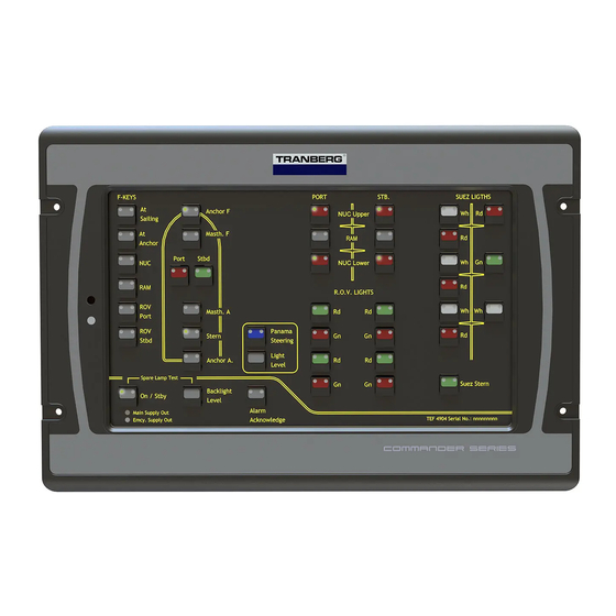 Tranberg TEF 4900 Installation And User Manual