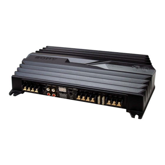 Sony XM-GTX6040 Specifications