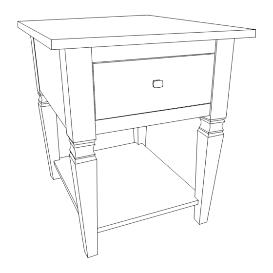Sunset Furniture Sunset Trading DLU-DK-2302-TA Assembly Instructions