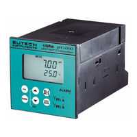 Eutech Instruments ALPHA PH1000 PHORP CONTROLLERTRANSMITTER Instructions D'utilisation