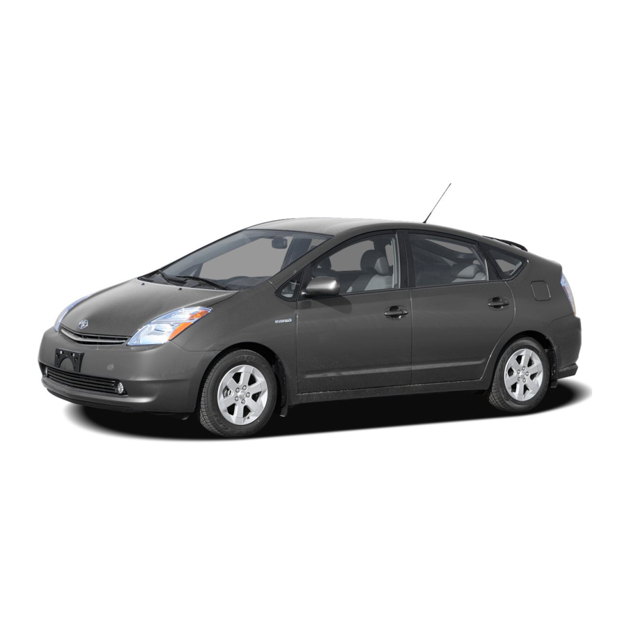 Toyota PRIUS 2008 Quick Reference Manual