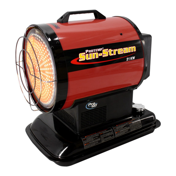 Protemp Sun-Stream PT-70-SS-A User's Manual And Operating Instructions