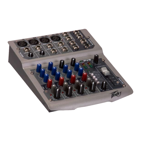Peavey PV6 Operating Manual