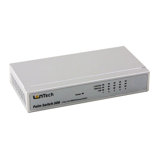 Lantech Treo 500 Port Switch Manuals