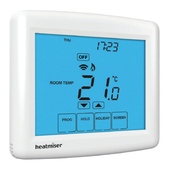 Heatmiser PRT-TS WiFi Manuals