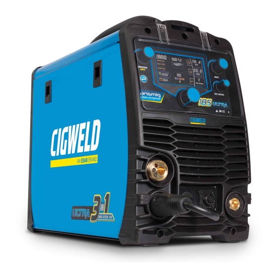 CIGWELD Transmig 185 Ultra Operating Manual