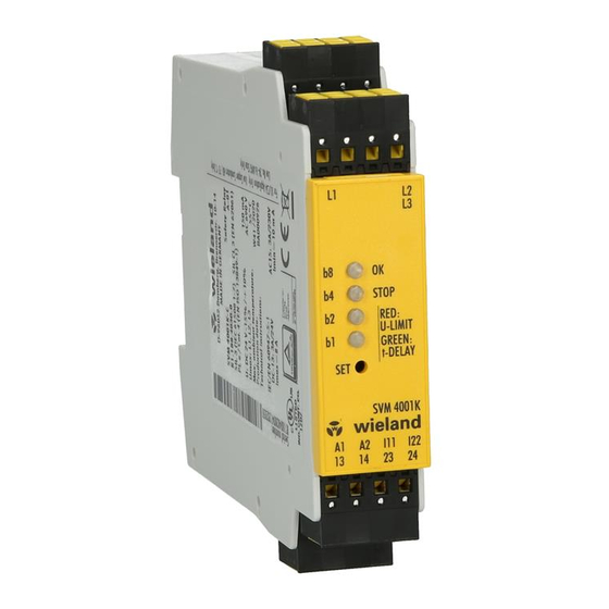 Wieland SVM 4001K-A Operating Manual