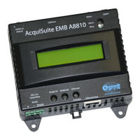 Obvius AcquiSuite EMB A8810-0 Installation And Operation Manual