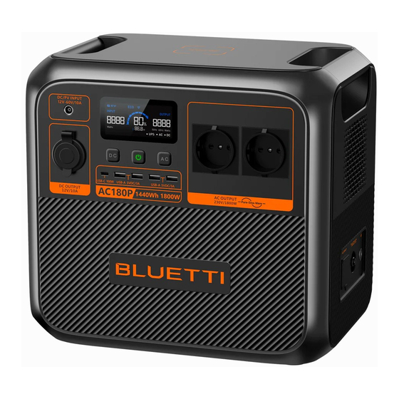 Bluetti AC180P User Manual