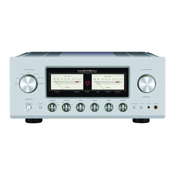 Luxman L-509Z Owner's Manual