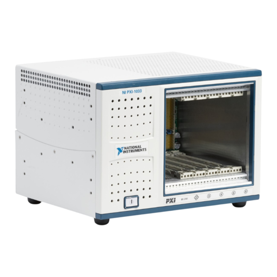NI PXI-1033 User Manual