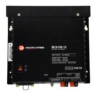 Analytic Systems BCA150 Installation & Operation Manual