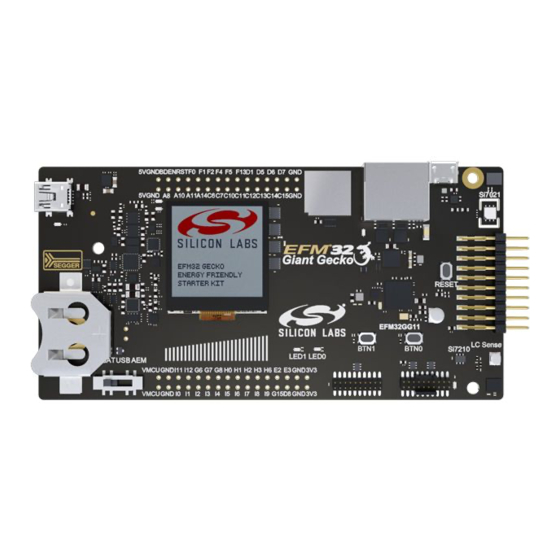 Silicon Laboratories EFM32 Series Hardware Design Manuallines