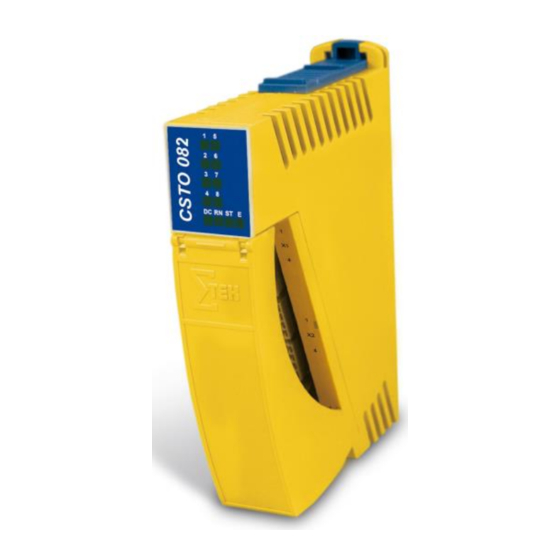 SIGMATEK CSTO 082 Manual
