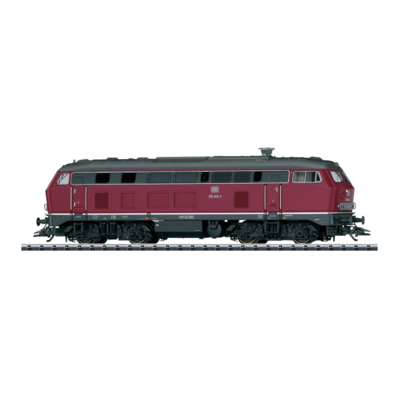 Trix BR 218 Manual
