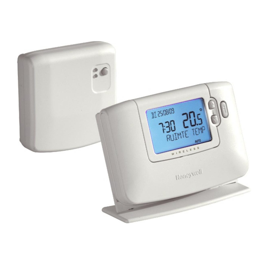 Honeywell CM900, CM927, CM921 Wireless Room Thermostat Installation Guide