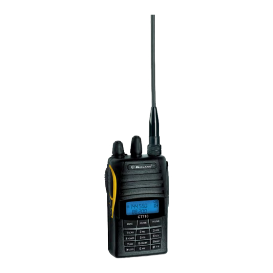 Midland CT 710 Instruction Manual