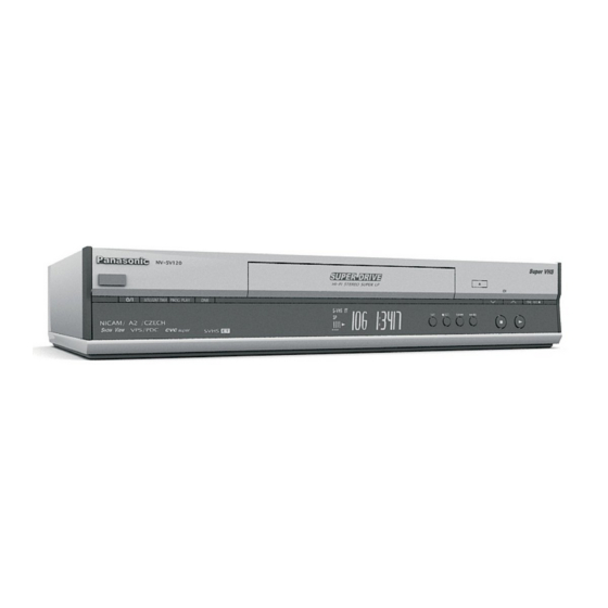 Panasonic NV-HV65 Series Operating Instructions Manual