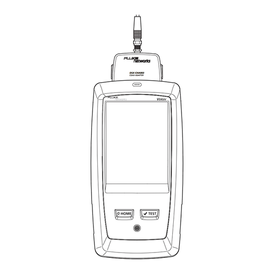Fluke DSX-CHA003S User Manual