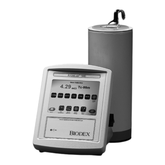 biodex ATOMLAB 500 Operation And Service Manual