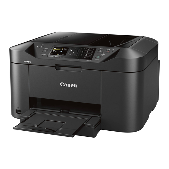 Canon MAXIFY MB2120 Getting Started