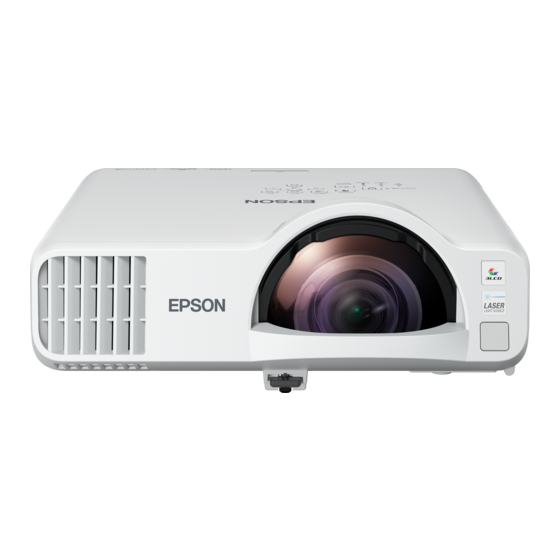 Epson PowerLite L210SW User Manual