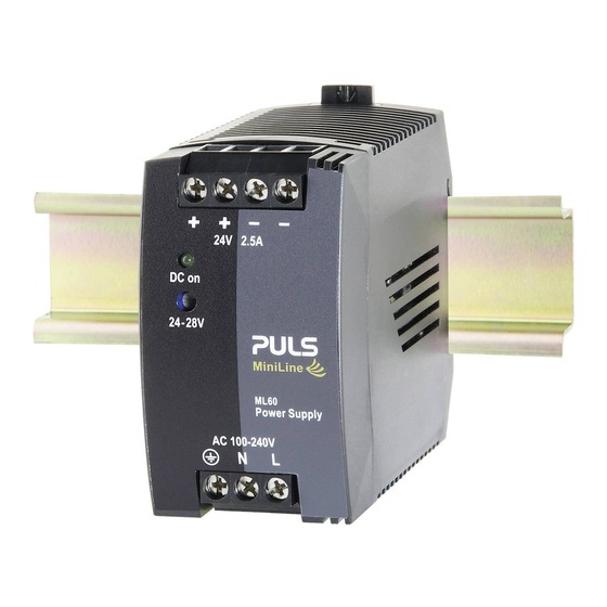 Puls MiniLine ML60 Construction Manual