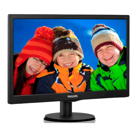 Philips 203V5LSB26 LCD Monitor Manuals