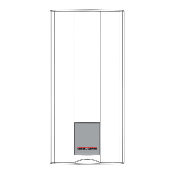 User Manuals: Steibel Eltron HDB-E 13 AU Water Heater