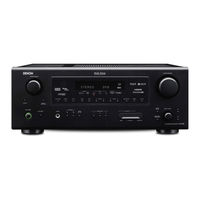 Denon AVR 688 - AV Receiver Setup Manual