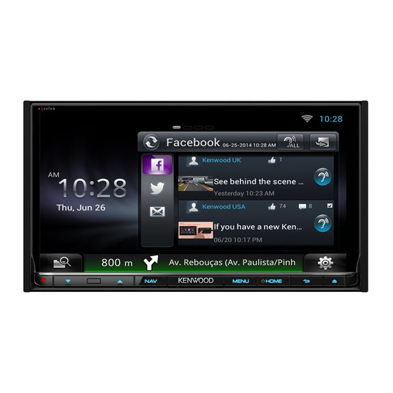 Kenwood DNN991HD Quick Start Manual